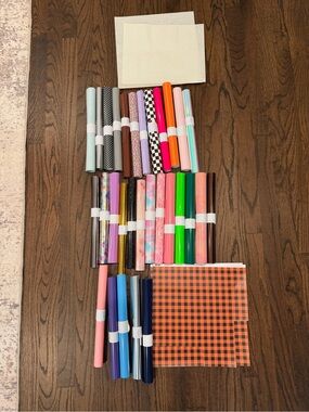 Cricut Assorted Colored and Patterned Heat Transfer Vinyl Rolls